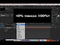 After Effects Animating Text With Range Wiggly Selector