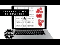 Telling Time in Spanish - Digital Bingo Game for Google Slides