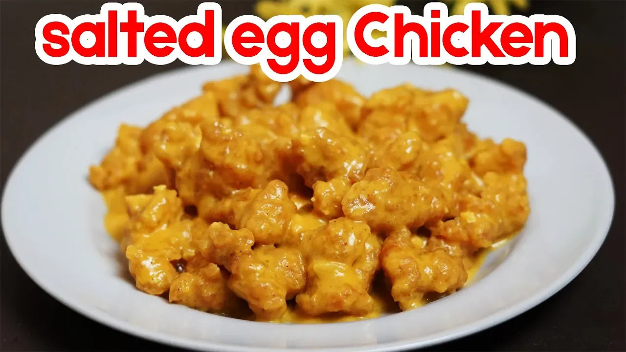 Resep Cara Memasak Ayam Goreng Saus Telur Asin / Fried Chicken Salted Egg Recipe mirip seperti yang . 