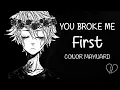 Download Lagu Nightcore → You Broke Me First ♪ {Tate McRae} (Conor Maynard) LYRICS ✔︎