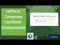 TextField Composable in Jetpack Compose Kotlin Android Studio Tutorial - Quick Easy