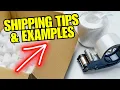 How to Pack Things Sold on EBAY - Packing Examples and Shipping Tips