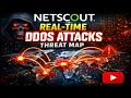 Netscout Real Time DDOS Attack threatmap