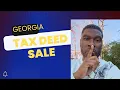 Georgia Tax Deed Sale