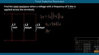 Calculate Total Inductive Reactance