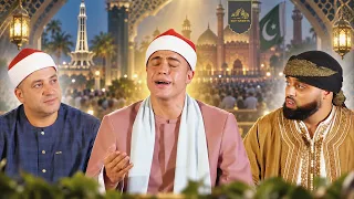 باكستان تنتفض حبا وشوقا للقارئ محمد الشناوي - بحضور ايوب عاصف وطه النعماني يتألق ويبكي الجميع HD