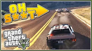 biggest cop chase ever gta5 ultra realistic cop mod 