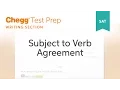 SAT prep - SAT Subject-Verb Agreement