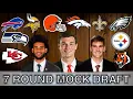 7 Round NFL Mock Draft 2026 NFL Draft Team By Team Breakdown
