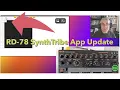 RD-78 SynthTribe App Update - New Features How to Use Them