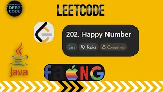Happy Number Leetcode - 202 Java