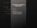 How to use JavaScript Conditional Statements using If - JavaScript tutorial