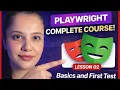 Write Your First Playwright Automation Test in 10 mins Playwright with TypeScript