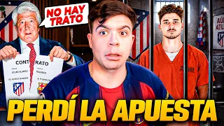 PERDÍ UNA APUESTA Y ME AFEITÉ LA BARBA EN VIVO. JULIÁN SE QUEDA EN EL ATLÉTICO