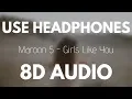 Download Lagu Maroon 5 - Girls Like You 8D ft. Cardi B