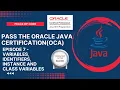 Oracle Java Certification - OCA Variables in Java
