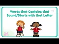 Words that Contain that Letter