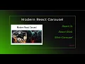 React Modern Carousel React-Slick Slider