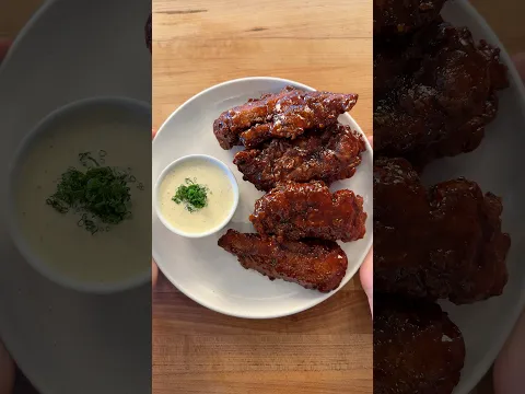 Honey Chipotle Chicken Tenders! Recipe linked in my bio!