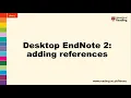 Desktop EndNote 2 getting references into EndNote