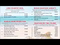 OD Crab House 139 Lee Ave Waycross GA 31501 Tel 912 387 2399 TV Menu 02