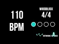 Metronome 110 BPM - Woodblock