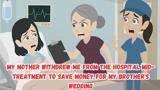 My Mother Withdrew Me From The Hospital Mid Treatment To Save Money For My Brother S Wedding 