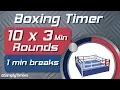 Download Lagu 10 Round Boxing Match / Training Timer - 10 x 3min with 1 min Breaks