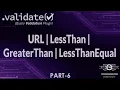 06 URL lessThan lessThanEqual greaterThan Validations In jQuery Validation Plugin