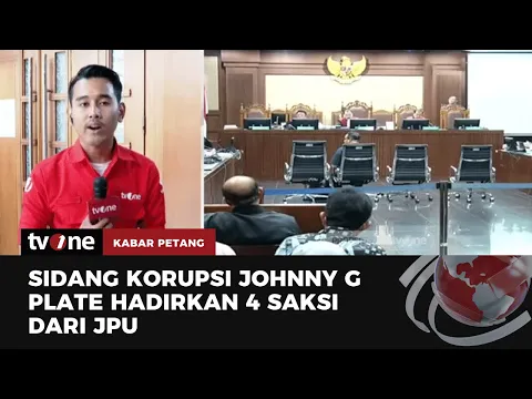Sidang Korupsi Johnny G Plate, JPU Hadirkan 4 Saksi