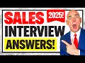 SALES Interview Questions Answers How to PASS a SALES JOB INTERVIEW in 2025 PASS GUARANTEED