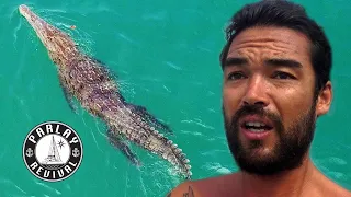 CRAZY ENCOUNTER with a 10ft CROCODILE in the anchorage!!  | Corona chronicles | Part 8