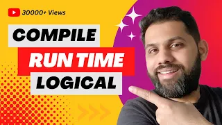Difference between Compile-time Run-time and Logical errors in C hands-on C Programming