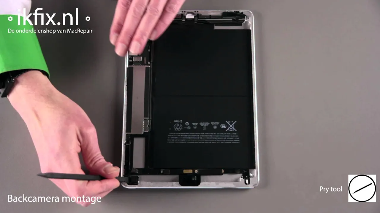 cara Mengganti tombol volume ipad 2