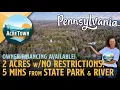 Pennsylvania Land for Sale in Forest County 2 acres Power Road Frontage No Restrictions