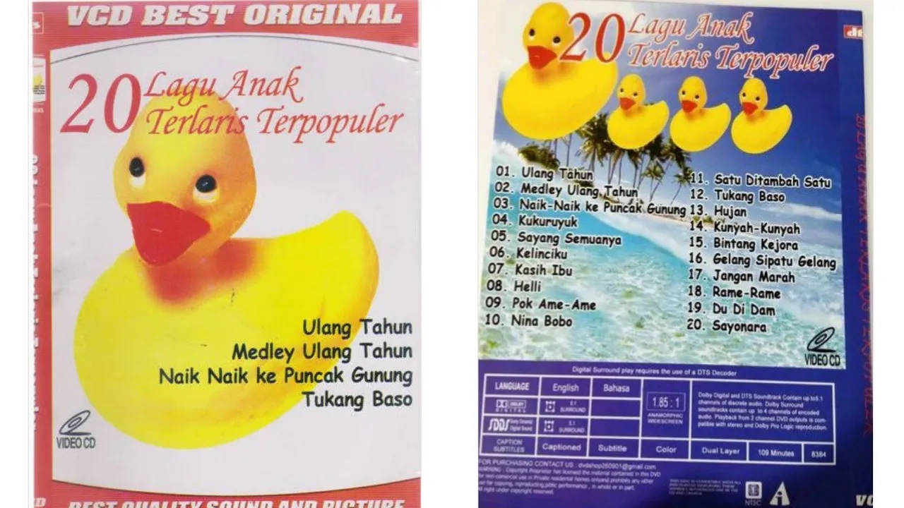 VCD Original - 20 Lagu Anak Terlaris & Terpopuler (Full Album) (OFFICIAL VIDEO)