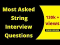 Java String interview Questions and Answers with example Immutable Most Asked Code Decode