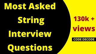 Java String interview Questions and Answers with example Immutable Most Asked Code Decode