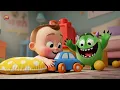 Boom Boom Peek A Boo 👶🎉 | Fun Peekaboo Song for Kids | Baby Nursery Rhymes & Learning Video