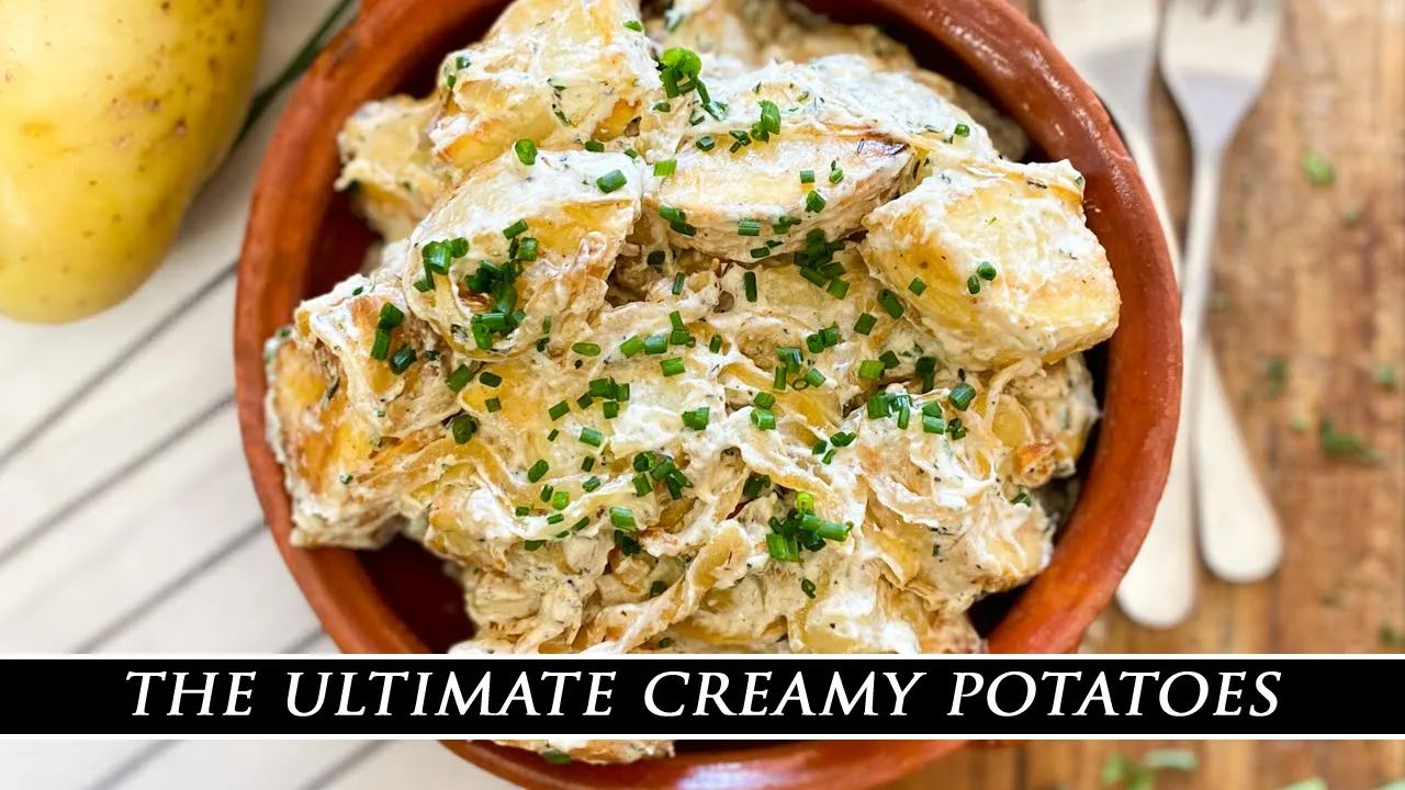 The TASTIEST & HEALTHIEST Creamy Potatoes with Caramelized Onions