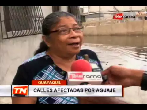 Calles afectadas por aguaje