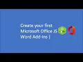 Create your first Office JS Add-ins Getting Started Office Java Script Microsoft 365 DevOps