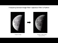Python Frequency Domain Image Filter using Laplacian Filter in Python
