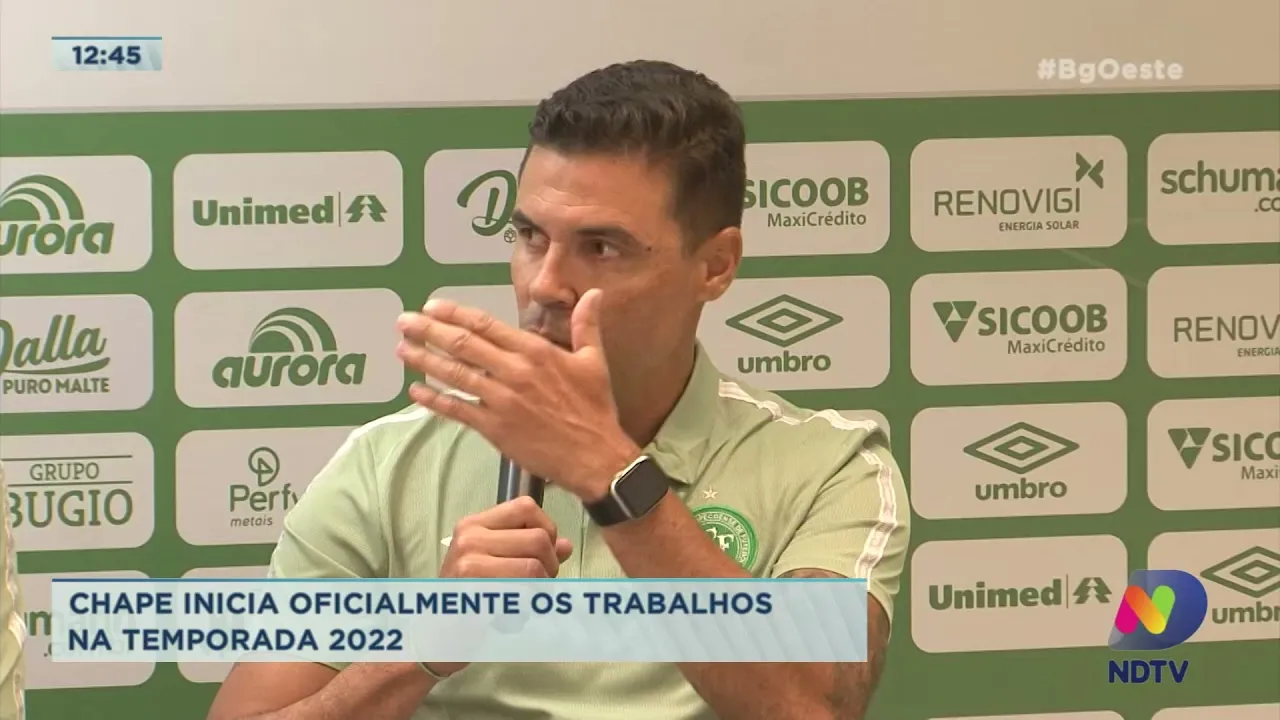 Chapecoense inicia oficialmente os trabalhos na temporada 2022