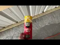 How to Seal gaps in metal building pole barn corrugated walls w/ Great Stuff expanding foam & caulk