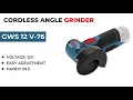 Download Lagu Bosch Professional 06019F2000 (GWS 12 V-76) Cordless Angle Grinder