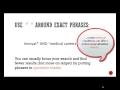 Search Tips Boolean searching wildcards and more