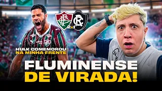 FLUMINENSE GANHA DE VIRADA!!! HUKL FEZ O GOL E COMEMOROU NA MINHA FRENTE!! - Fluminense 2 x 1 Remo