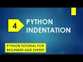 python indentation python indent python indentation error unexpected indent python tutorial