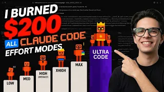 I Burned my 200 Limit to Find the Best Effort Mode in Claude Code